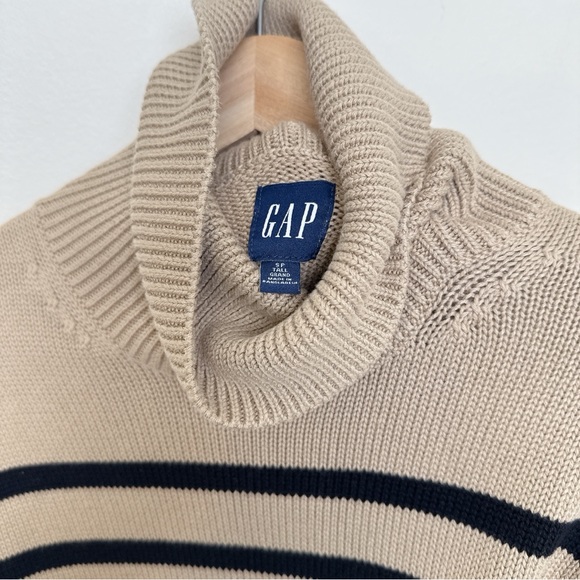 GAP Womens Small Tall Stripe Minim Sweater Dress Brown Color - Picture 10 of 14